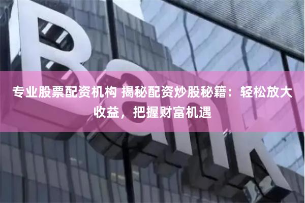 专业股票配资机构 揭秘配资炒股秘籍：轻松放大收益，把握财富机遇