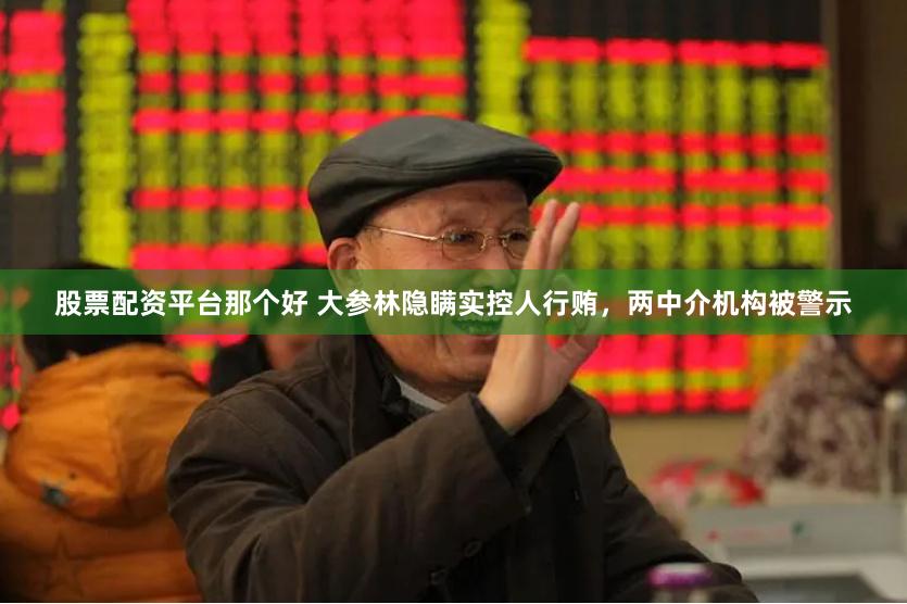 股票配资平台那个好 大参林隐瞒实控人行贿，两中介机构被警示