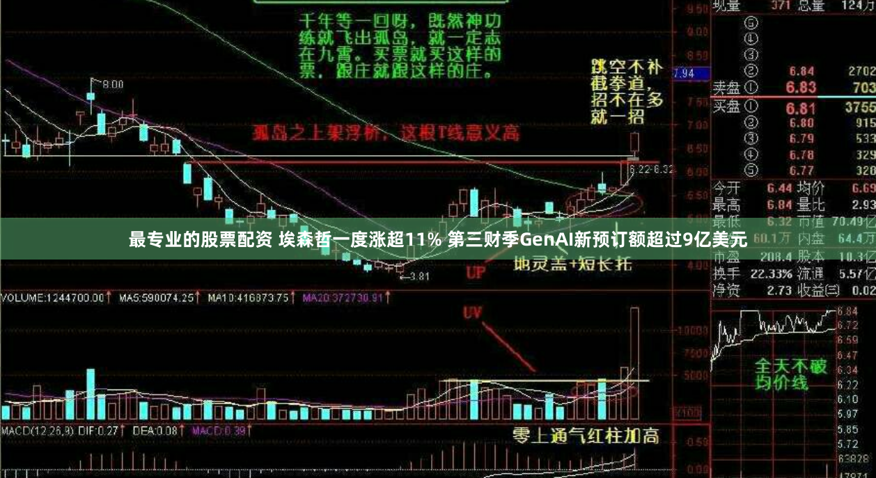 最专业的股票配资 埃森哲一度涨超11% 第三财季GenAI新预订额超过9亿美元